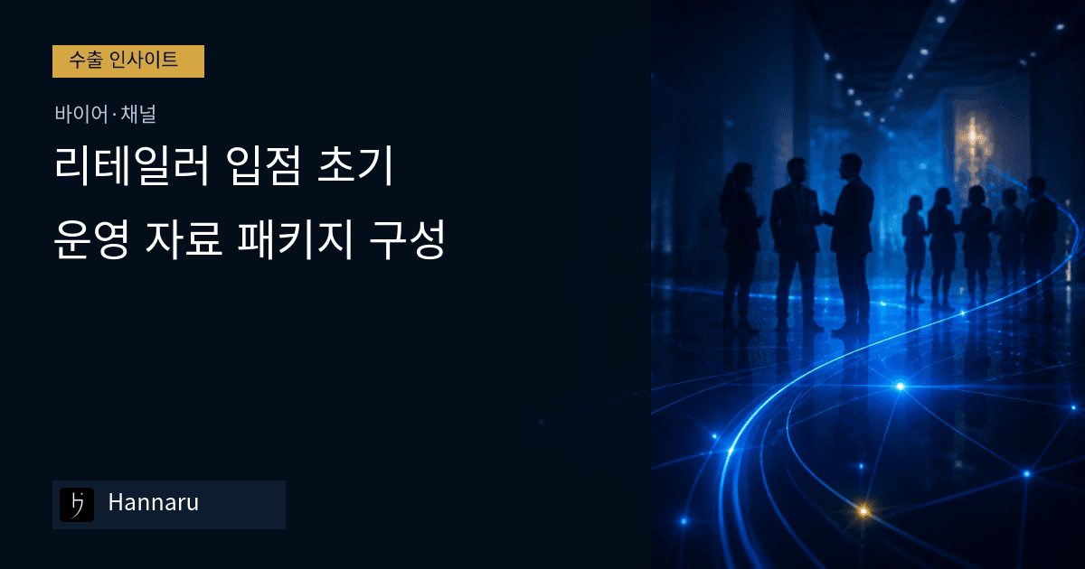 화장품 수출 리테일러 입점 초기, 운영 자료 패키지 구성하는 법