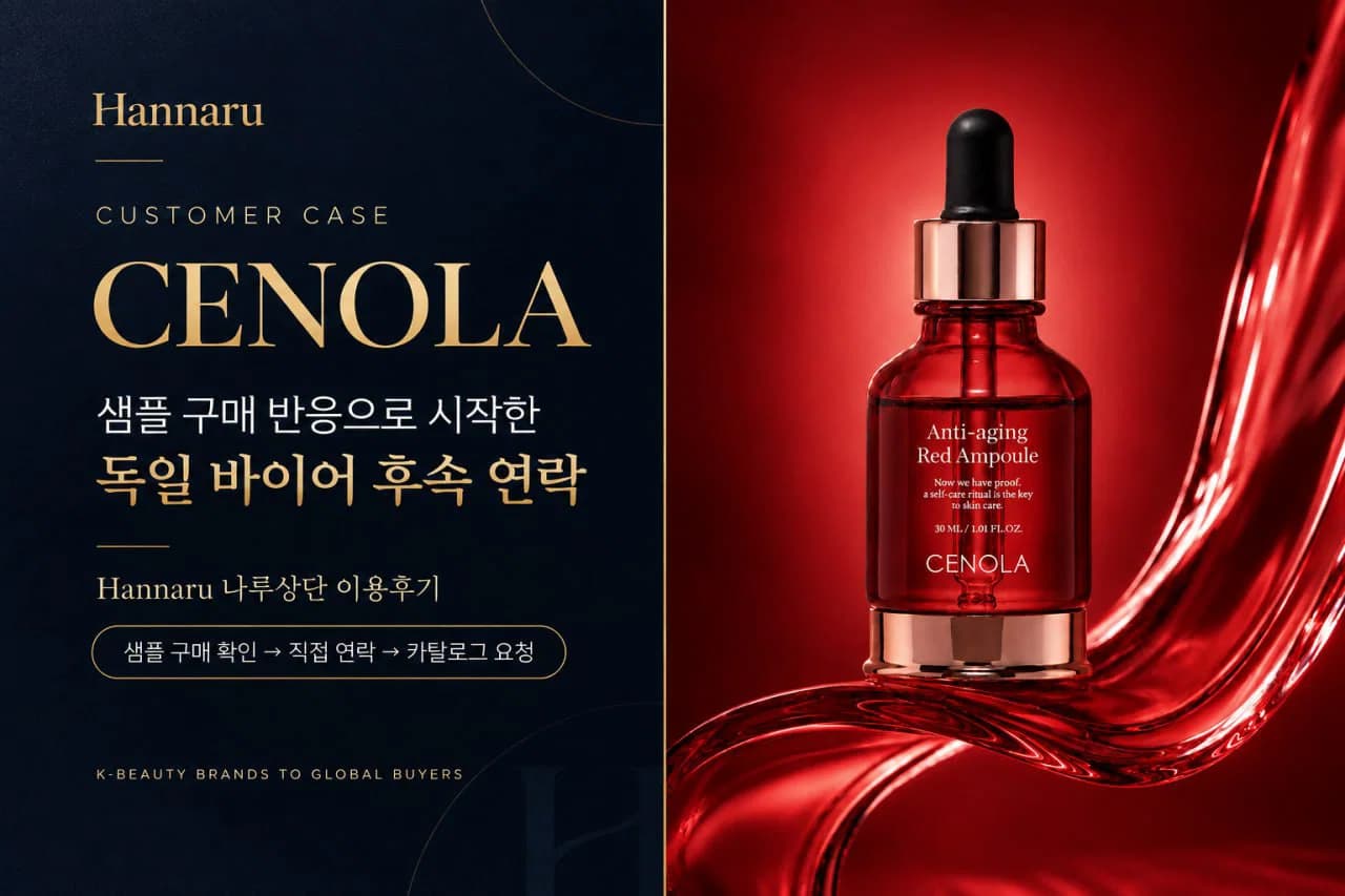 CENOLA 고객사례: 샘플 구매 반응으로 시작한 독일 바이어 후속 연락